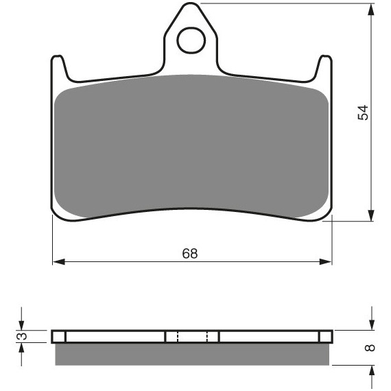 GOLDFREN Brake Pads 069 Ceramic carbon AD