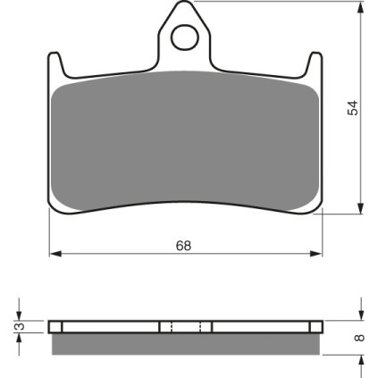 GOLDFREN Brake Pads 069 Ceramic Carbon S3