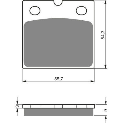 GOLDFREN Brake Pads 081 Ceramic carbon AD