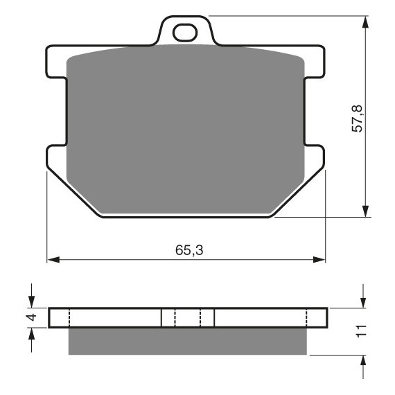 GOLDFREN Brake Pads 082 Ceramic carbon AD