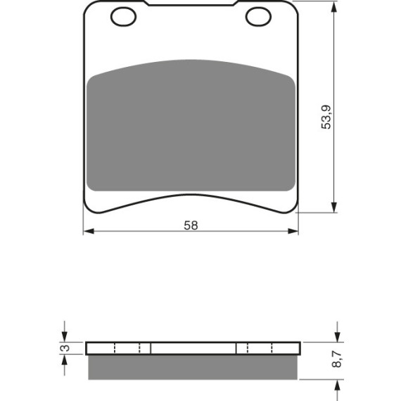 GOLDFREN Brake Pads 085 Ceramic carbon AD