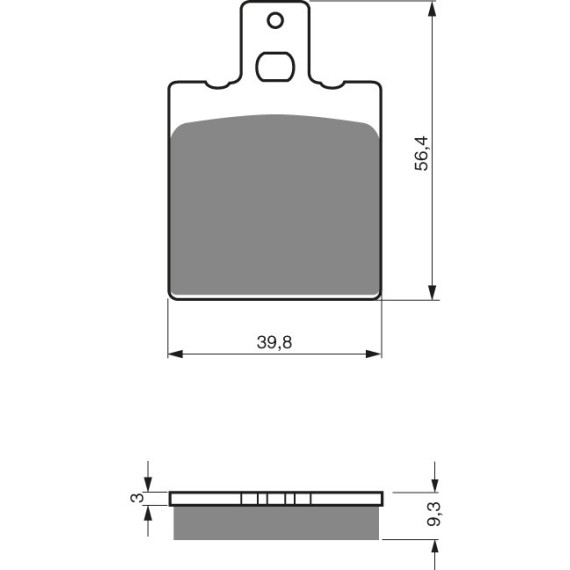 GOLDFREN Brake Pads 087 Ceramic carbon AD