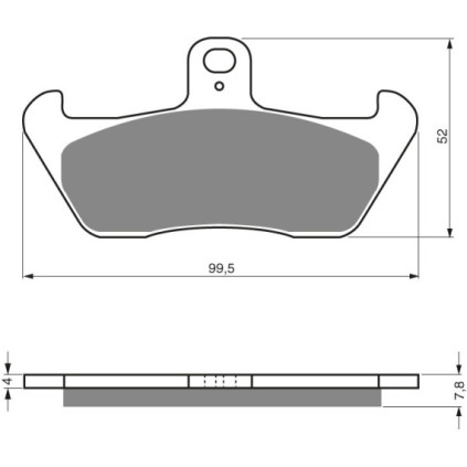 GOLDFREN Brake Pads 089 Ceramic carbon AD