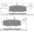 GOLDFREN Brake Pads 124 Ceramic carbon S3