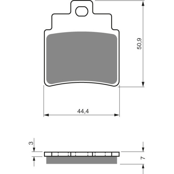 GOLDFREN Brake Pads 140 Ceramic carbon AD