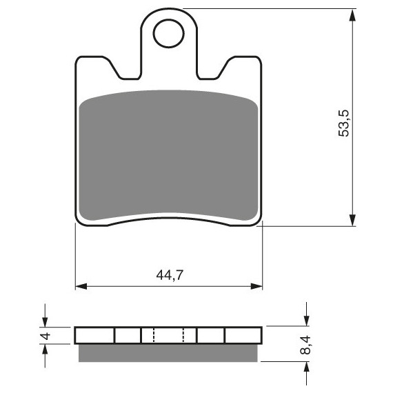 GOLDFREN Brake Pads 147 Ceramic Carbon S3