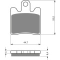 GOLDFREN Brake Pads 147 Ceramic Carbon S3