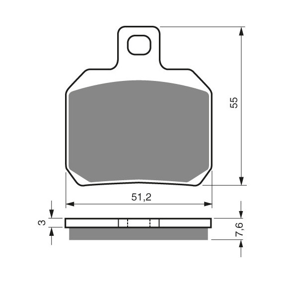 GOLDFREN Brake Pads 152 Ceramic carbon AD