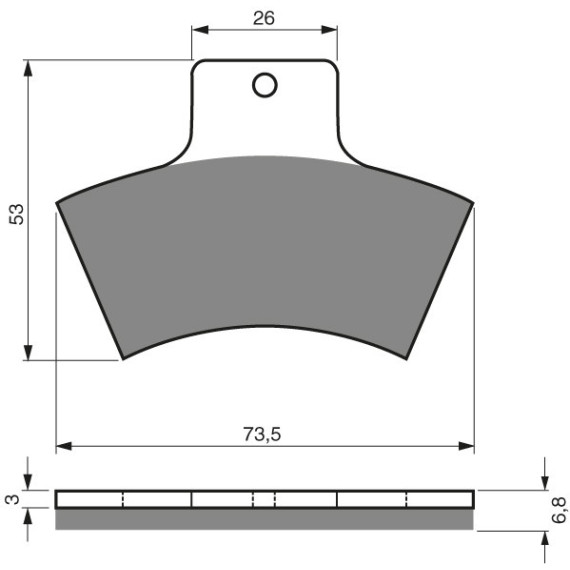 GOLDFREN Brake Pads 179 Ceramic carbon K1