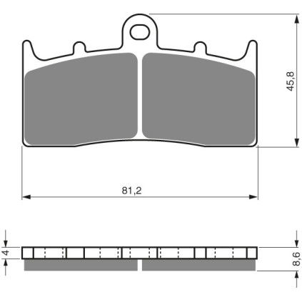 GOLDFREN Brake Pads 194 Ceramic Carbon S3