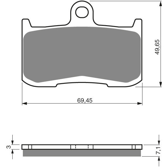 GOLDFREN Brake Pads 207 Ceramic carbon AD