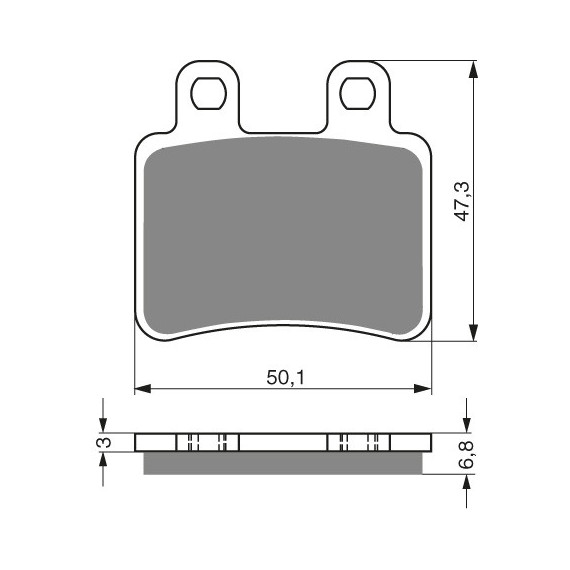 GOLDFREN Brake Pads 211 Ceramic carbon AD