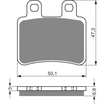 GOLDFREN Brake Pads 211 Ceramic carbon AD