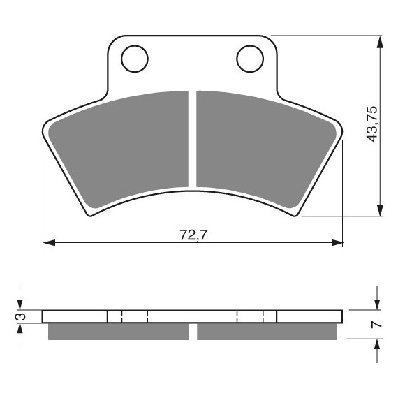 GOLDFREN Brake Pads 216 Ceramic carbon AD