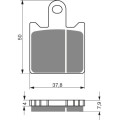 GOLDFREN Brake Pads 249 Ceramic Carbon S3