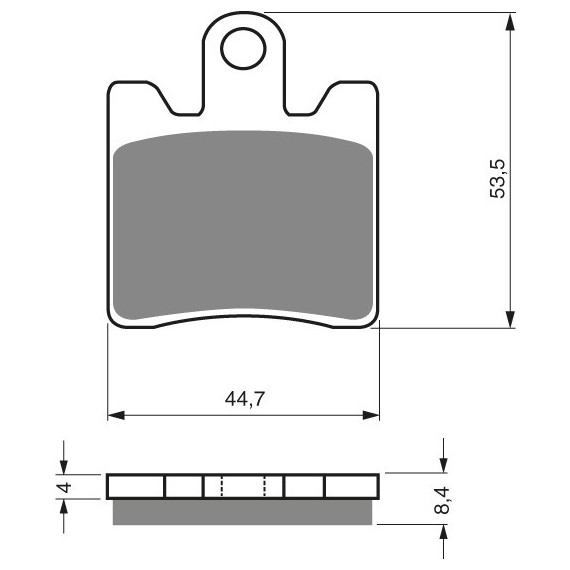 GOLDFREN Brake Pads 326 Ceramic Carbon AD