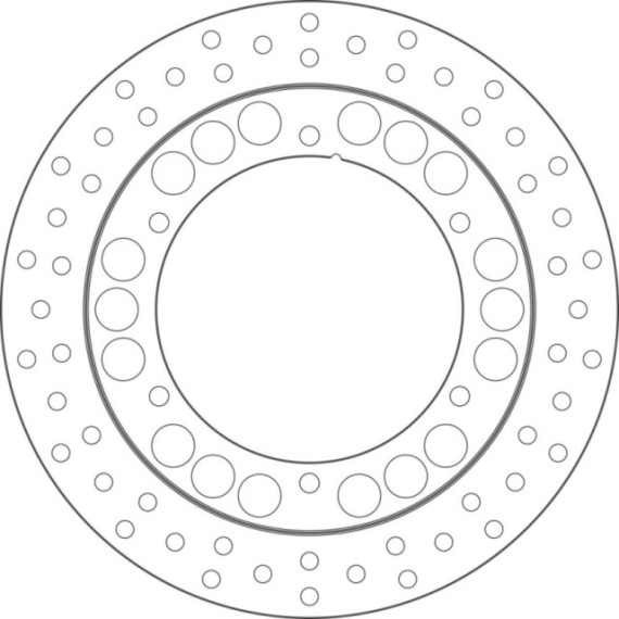 GOLDFREN brakedisc yd267 hd150 id132 t5,1