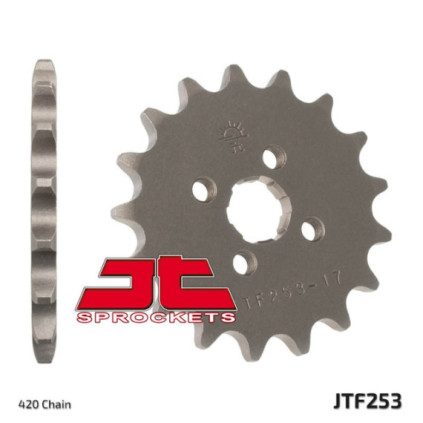 Front sprocket 253-14 CR80 80-85,XR70 97-99 14t