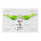 UFO Handguards Alu Green whit aluminium inside 22 MM