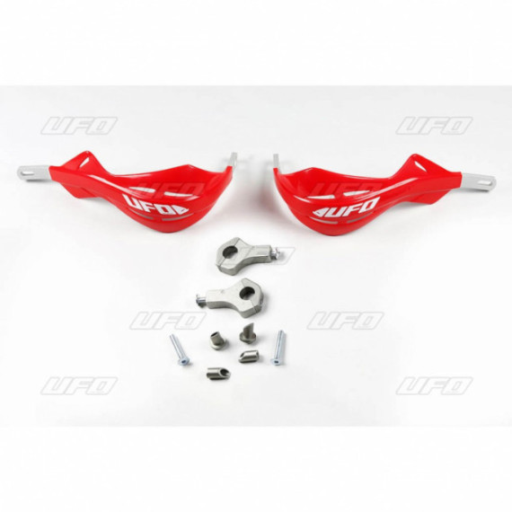 UFO Handguards Alu Red whit aluminium inside 22 MM