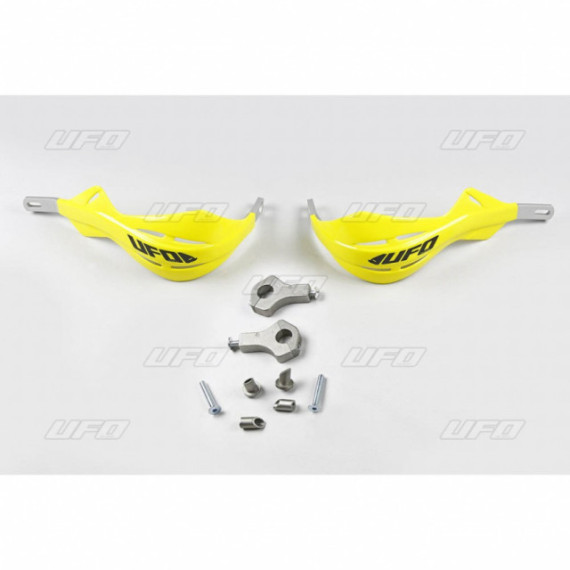 UFO Handguards Alu Yellow whit aluminium inside 22 MM