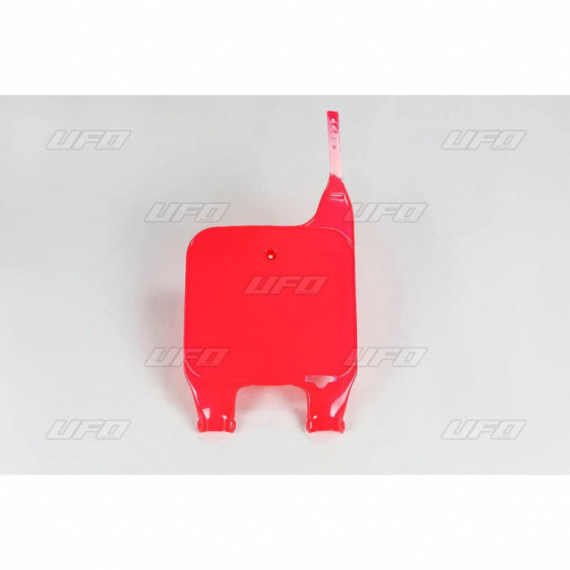 UFO Inverted fork number plate CR125-500 90-94 Red 067