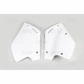 UFO Side panels CR125 95-97+ CR250 95-96  White 041