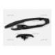 UFO Swingarm chain slider CR125 95-97,CR250 95-96 Black 001