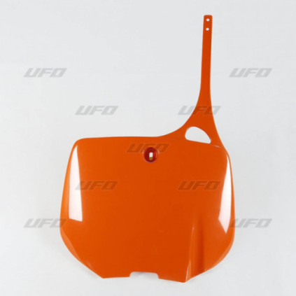 UFO Front number plate KTM125-620 93-98 Orange 127