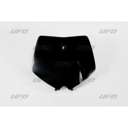 UFO Front number plate KTM125-520 99-02 Black 001