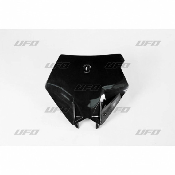 UFO Front number plate KTM EXC 03-,SX/SXF 03-06 Black