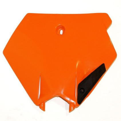 UFO Front number plate KTM EXC 03-,SX/SXF 03-06 Orange 127