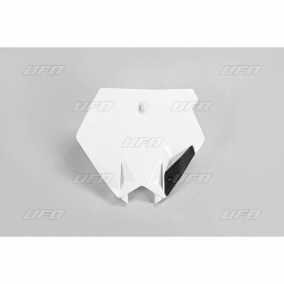 UFO Front number plate KTM85SX 03-12,White  041