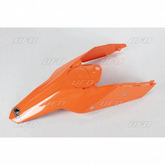 UFO Rear fender incl. Side number plates KTM125-525 SX/SXF 07-10 Orange