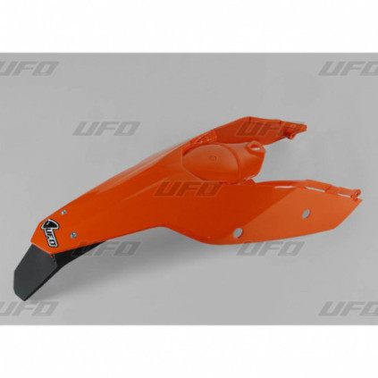 UFO Rear fender Enduro with rear light KTM SX/SXF 07-10 Orange 127