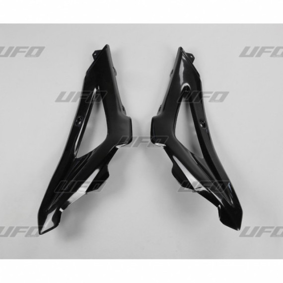 UFO Radiator covers (upper part) HVA 2T 06-, 4T 05-07 Black 001