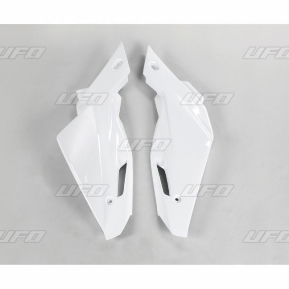 UFO Side number plates HVA TC/TE250-510 08-13 White 041