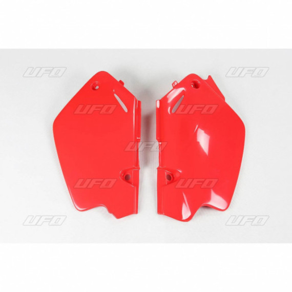 UFO Side number plates CR80 96-02 Red 070