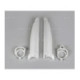 UFO Fork slider protectors KX125-500 96-03 White 280