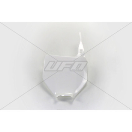 UFO Front number plate KX125-500 03-04 White 047