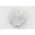 UFO Front number plate KX125-500 03-04 White 047