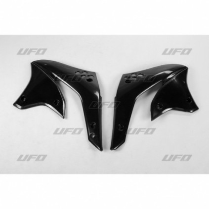 UFO Radiator shrouds KXF450 06-08,Black+Black 001