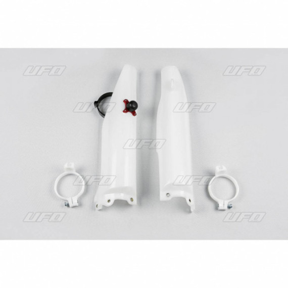 UFO Starting device with fork guards RMZ250 04-06 White 280