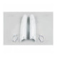 UFO Fork guards RM125/250 04-,RMZ450 -06 White