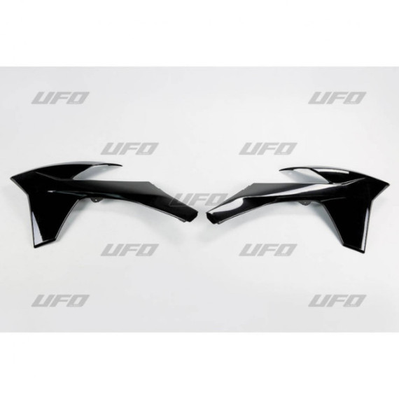 UFO Radiator cover KTM125-525 SX/SXF 11-12  / EXC/F 12-13 Black 001