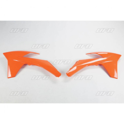 UFO Radiator cover KTM125-525 SX/SXF 11-12  / EXC/F 12-13 Orange 127