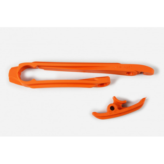 UFO Swingarm chain slider KTM125-500 EXC 12- Orange 127