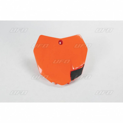 UFO Front number plate KTM125-525 SX/SXF 13-15 Orange