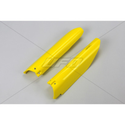 UFO Fork slider protectors RM125/250 07-12, RM-Z250/450 07- Yellow 102