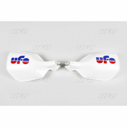 UFO Universal handguards Veteran for drum brake White